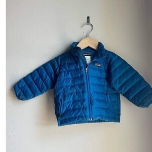 Patagonia Baby Down Puffer Jacket 12M Lightweight Packable Coat Scandi Gorpcore